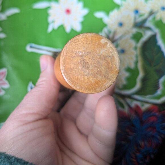 Vintage Boar Bristle Shaving Brush Tool Wood Handle Old Timey - Picture 3 of 3